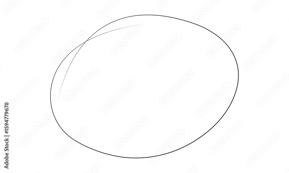 Poster abstract oval shape with subtle texture isolated on transparent background