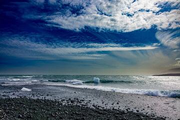 Diamond Beach in Island /  der Gletscherlagune 