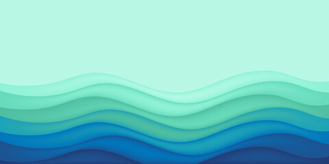 abstract blue wave background
