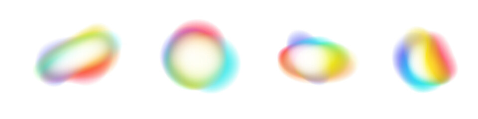 Abstract Gradient Mesh PNG Background with Holographic Blur and Iridescent Liquid Colors