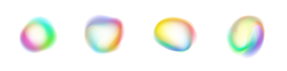 Colorful Pastel Flow PNG Design Neon Wave, Watercolor Texture, and Bright Glow Elements