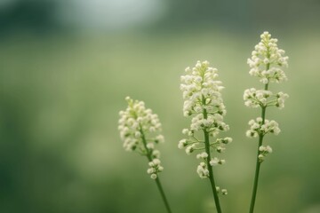 Four bouquets of baby breath