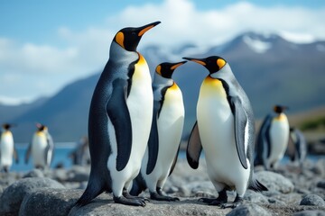 Fototapeta premium King Penguins, Southern Ocean