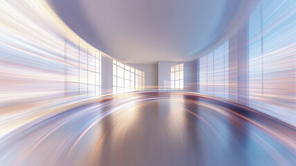 Abstract Lighting in Modern Interior Design AI