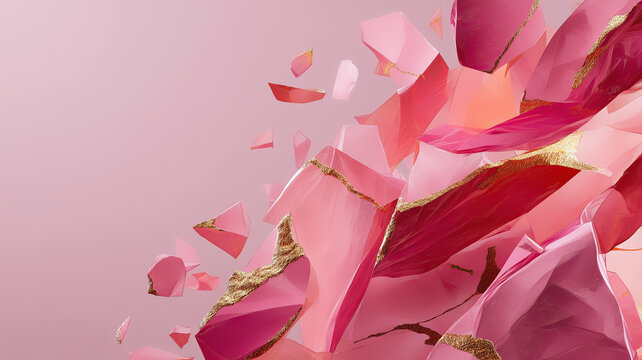 Colorful Fragments Create a Vibrant Display Generative AI