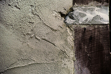 Painted gray wall. Concrete plaster texture. Abstract background.