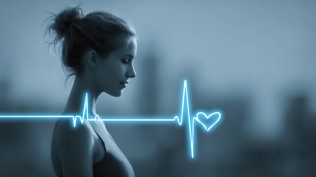 Cardiovascular health solutions for women featuring gender-specific risk assessments, digital monitoring tools, and AI-powered wellness recommendations