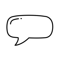 Hand Drawn Speech Bubble

