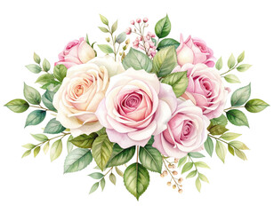 Vintage Floral Bouquet Clipart