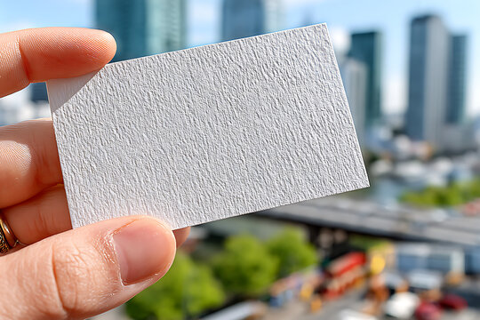 business card mockup model, theme