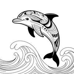 dolphin vector illustration