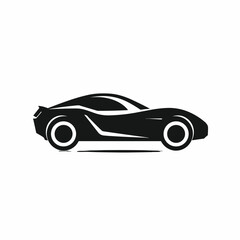 Sport Car Clipart, Icon, Logo