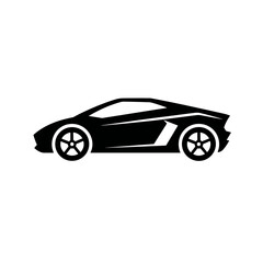 Naklejka premium Sport Car Clipart, Icon, Logo