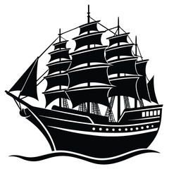 eaders escaping into their books while reading stories, adventures and tales. Brave hero rowing toward a large pirate boat. Scene and adventure