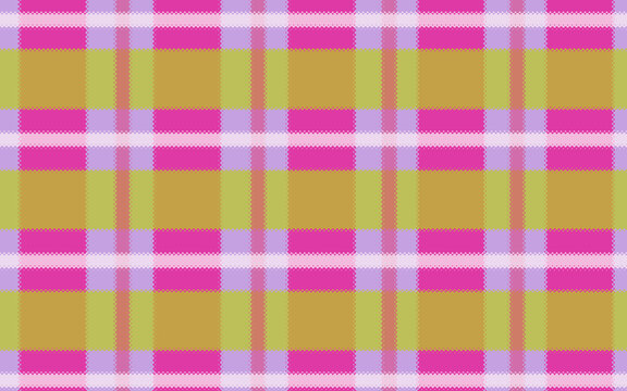 Minimal Pibk and yellow Checkered pattern Design