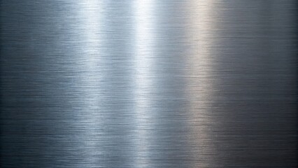 The brushed metal background showcases a sleek and modern aesthetic with its smooth, polished surface