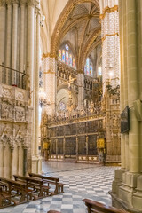 Historic Transparente Baroque masterpiece inside Toledo Cathedral Spain