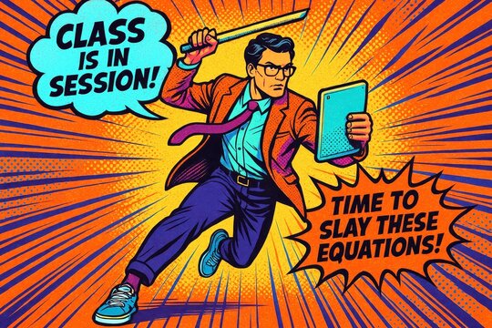 Pop Art Super Teacher: Class Is In Session!
