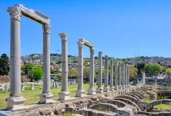 Agora &Ouml;ren Yeri ancient ruins, Izmir, Turkey