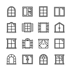 Window line icons