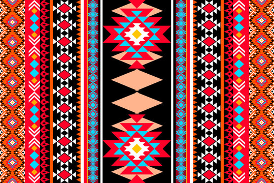 seamless geometric pattern with geometric elements