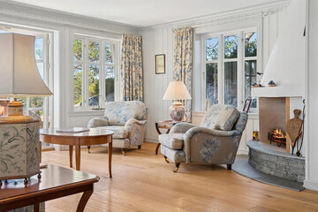 modern luxury villa apartment interior 3d render