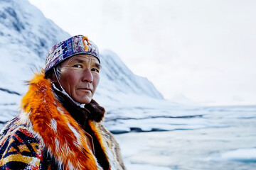 Chukchi tribe of Yakutia. International Day of the World's Indigenous Peoples.