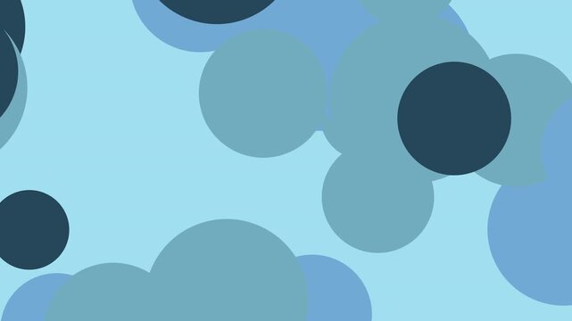 Patr&oacute;n de c&iacute;rculos abstractos en tonos azules