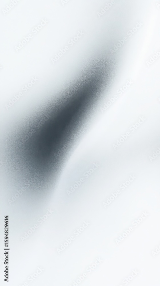 Aufkleber gray abstract gradient with noise texture spreading across a white background. modern art for backdr