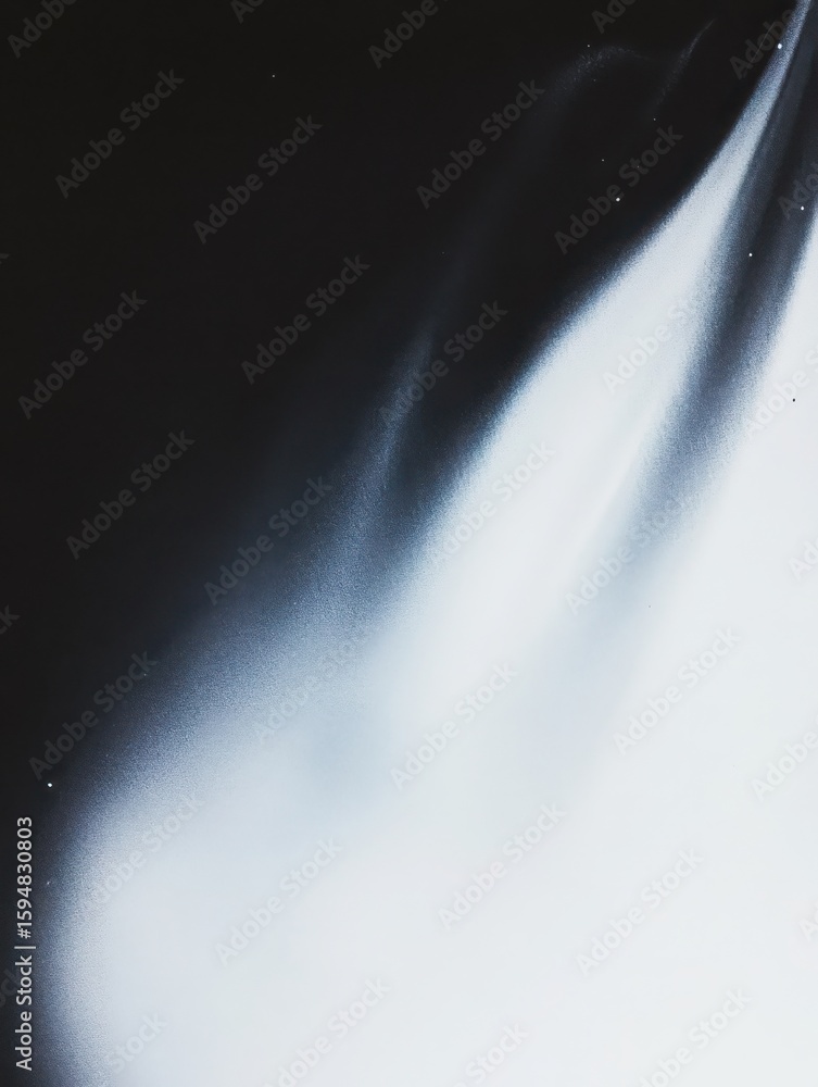 Poster abstract background with a white gradient fading into a dark area. blank, empty space for content. c