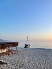 boat on the beach