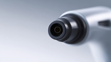 Hybrid energy system concept with close up of electric drill tool showing power source for efficient work