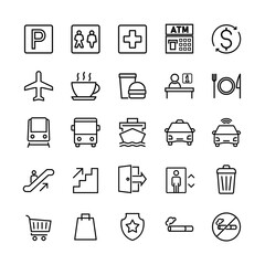 Public Line information icon. Public information icon