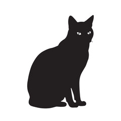 Elegant Cat Silhouette