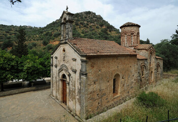 L'église Saint-Nicolas de Kyriakoselia près de Stylos en Crète