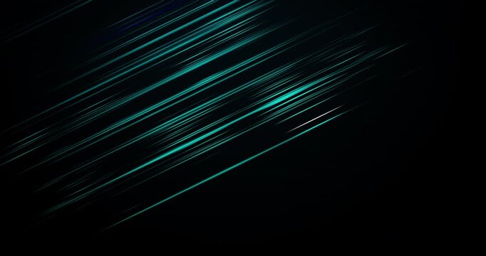 Fractal lines moving in a space
