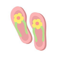 ビーチサンダル　イラスト