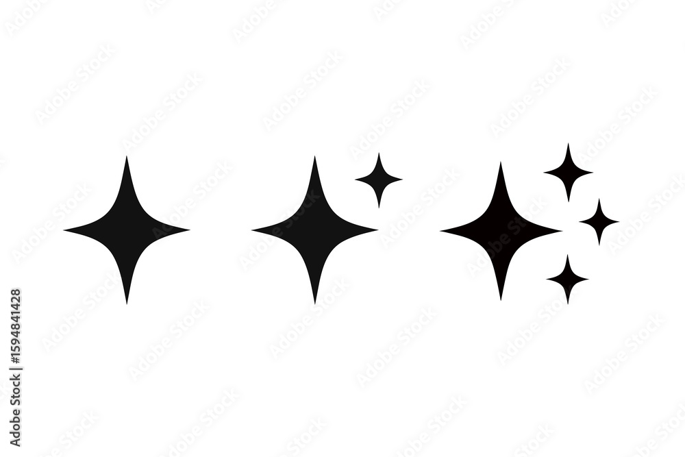 Poster elegant illustration of sparkling stars capturing a sense of magic and wonder perfect for adding a t
