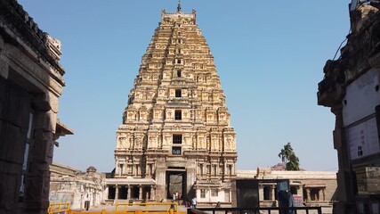 Virupaksha Temple, Hampi, Karnataka, India.