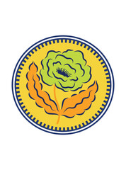 Floral Motif, illustration vector art