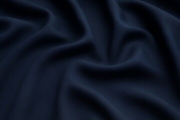 Obraz premium Black Wrinkled Cloth Texture with Directional Light