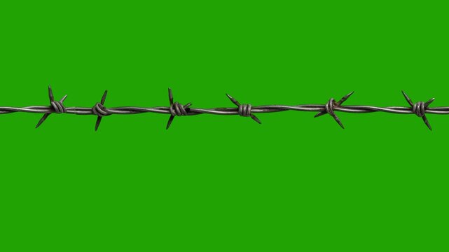 video of barbed wire or barbed wire fence