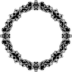 black and white frame