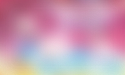 Soft Pastel Gradient Background: Dreamy, Blurry, Textured Pink, Blue, and Yellow Hues