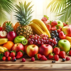  Fresh fruits and vegetables
