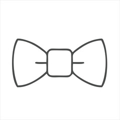 Bow tie sketch icon for web, mobile and infographics. Hand drawn bow tie icon. Bow tie vector icon. Bow tie icon isolated on white background.