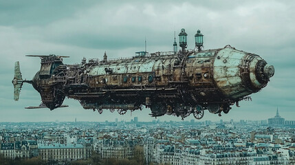 An astronaut walks through a fiery, alien landscape towards a distant planet.