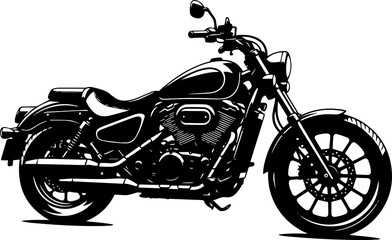 Motorcycle Bullet Bike Silhouette