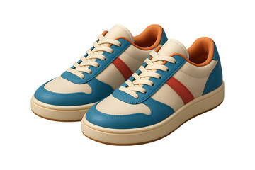 Sneakers Pair Icon Isolated on Transparent Background