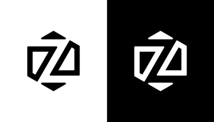 Z Letter Logo Design Icon Vector Illustration